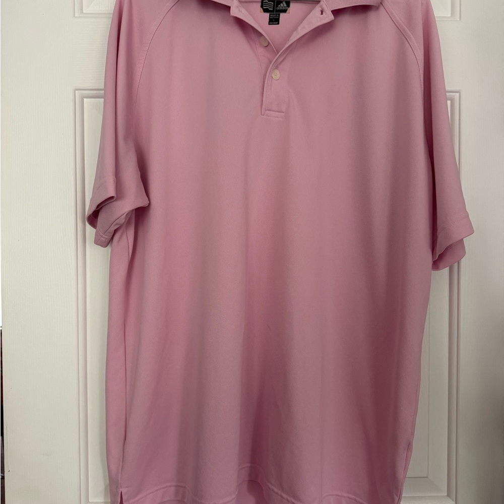 Adidas Climalite Men's Light Pink Polo Shirt